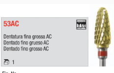Fresas con revestimiento AC (nitruro de zirconio)