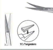 Tijera para tejidos